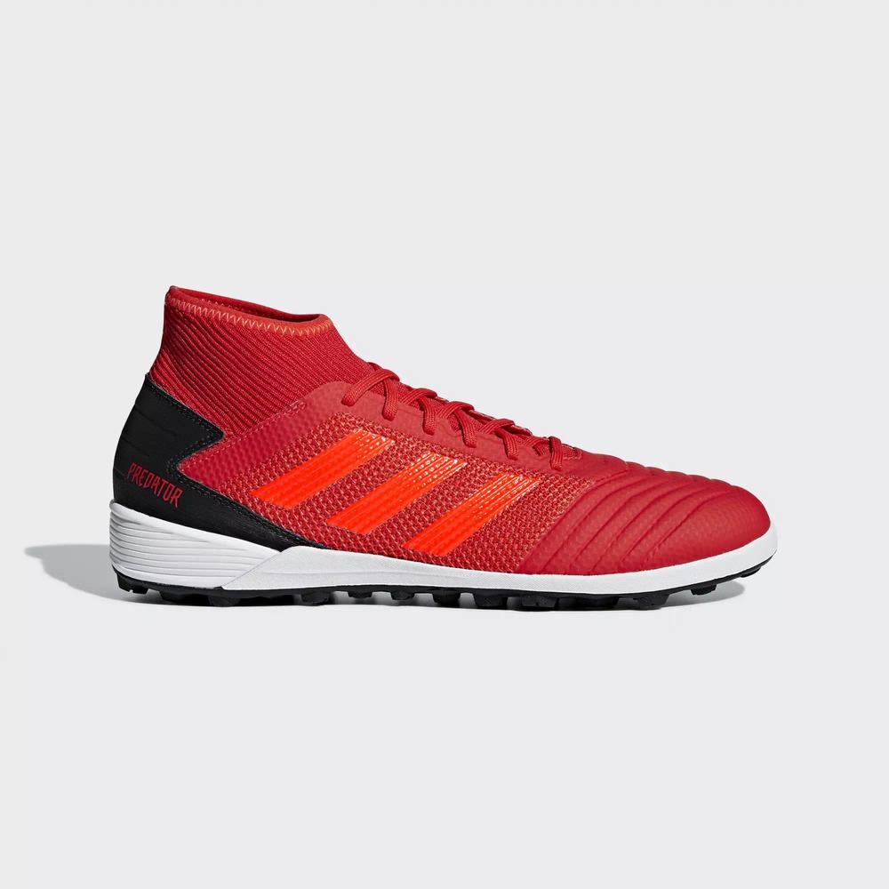 Adidas Predator Tango 19.3 Turf Tenis De Futbol Rojos Para Mujer (MX-97491)